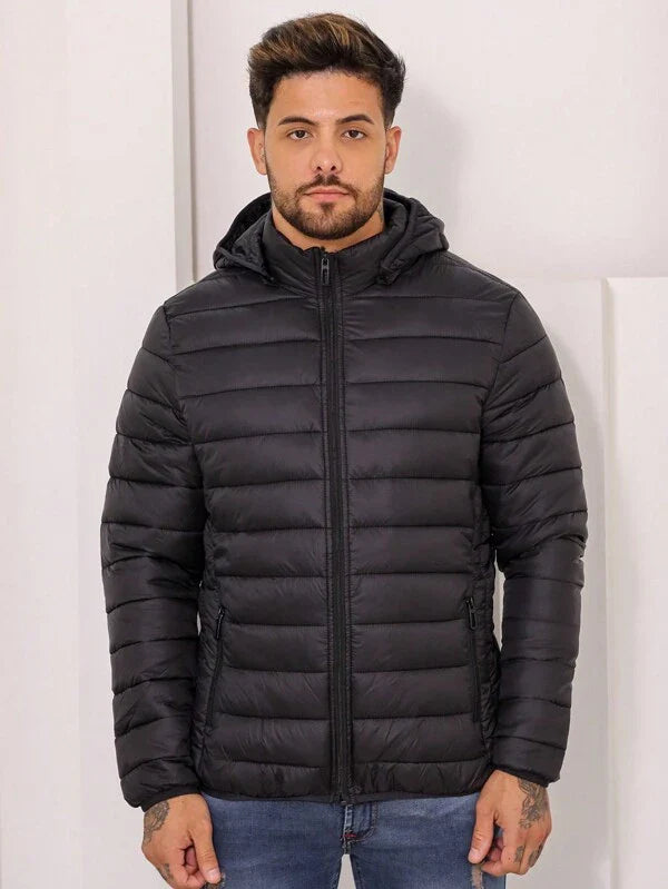 jaqueta masculina puffer de inverno