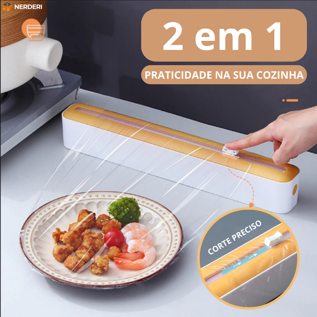 Dispenser WrapMaster Cortador para conservar Alimentos