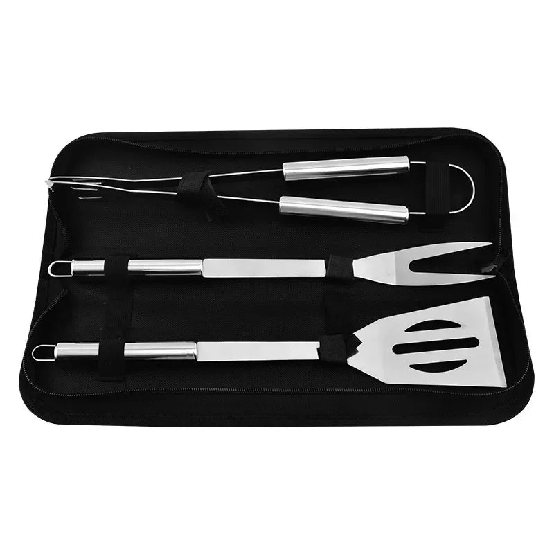 Kit de Churrasco Inox com Maleta - GrillMaster