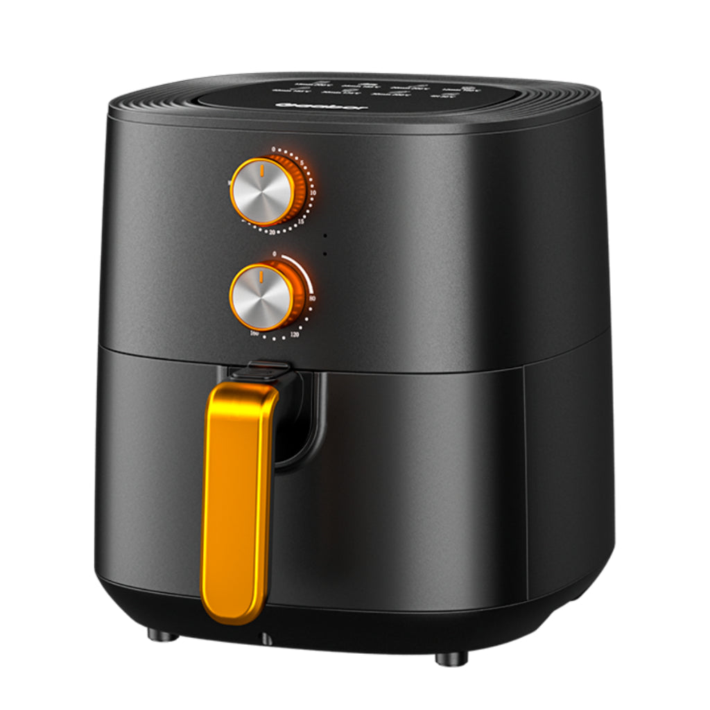 Fritadeira Elétrica Air Fryer Sem Óleo 6L Gaabor 127V / 220V Jumbo 1500W Antiaderente Grafite Fosco